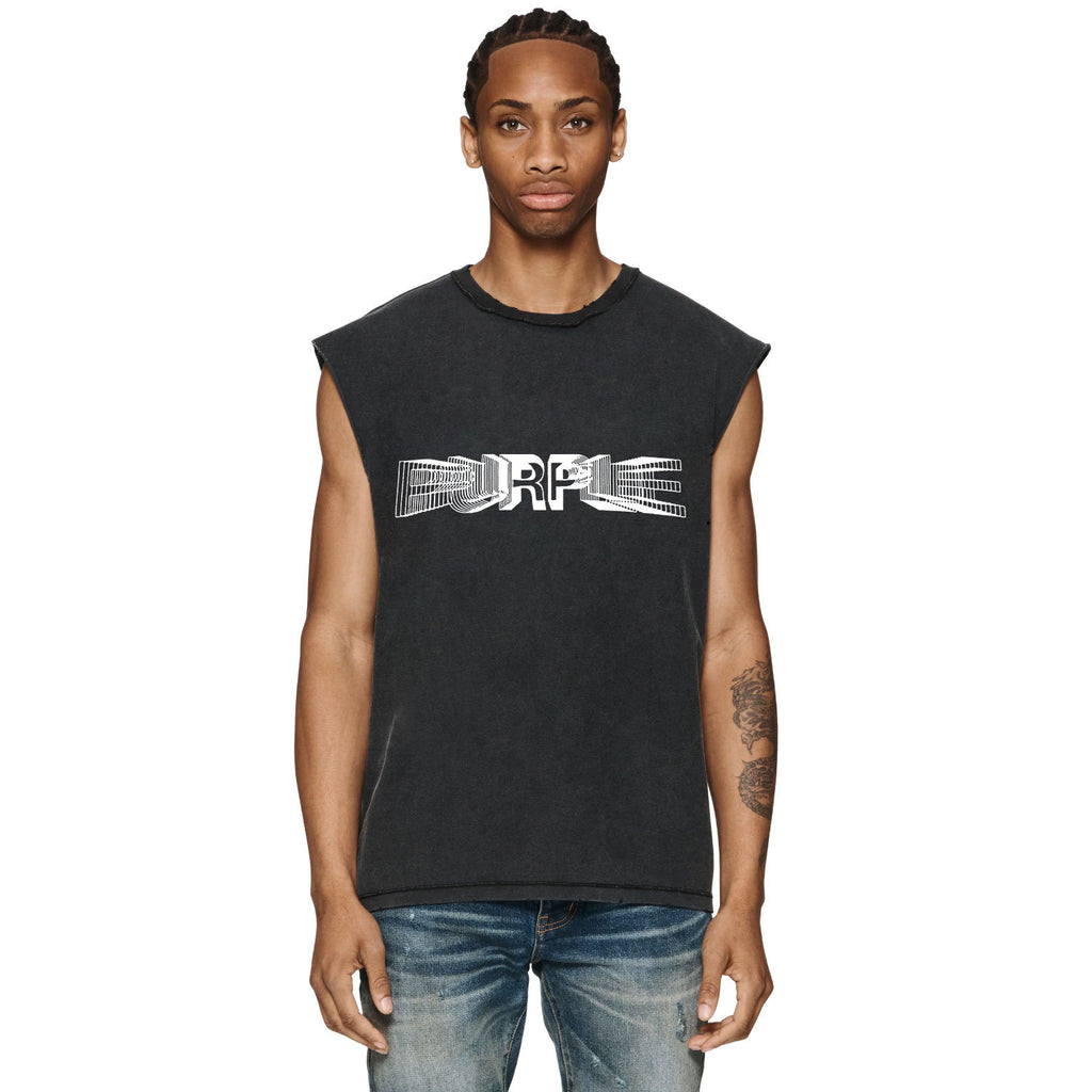 Euro-American Streetwear Distressed Sleeveless T-shirt Vest