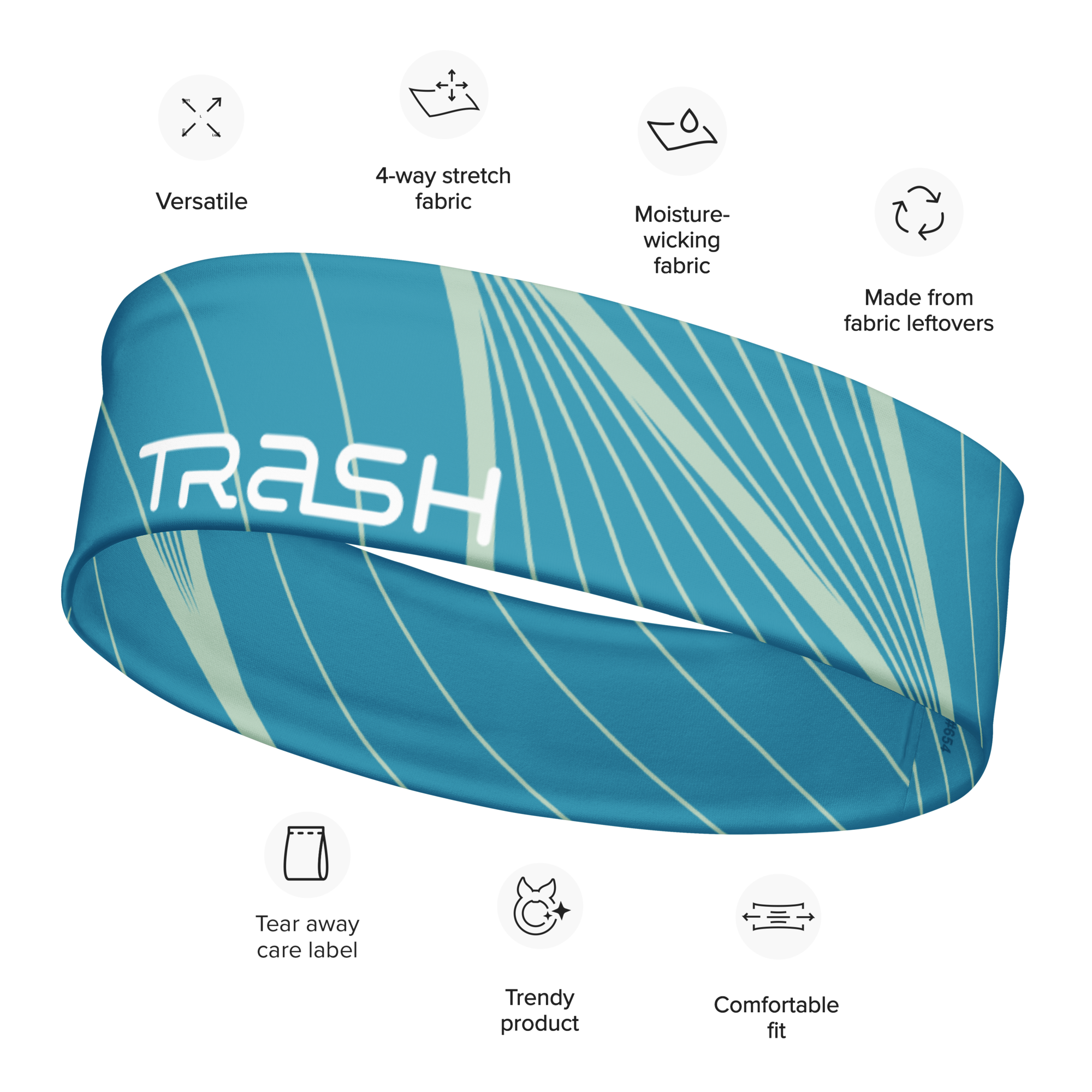 Headwear: "Meander" TRASH Headband