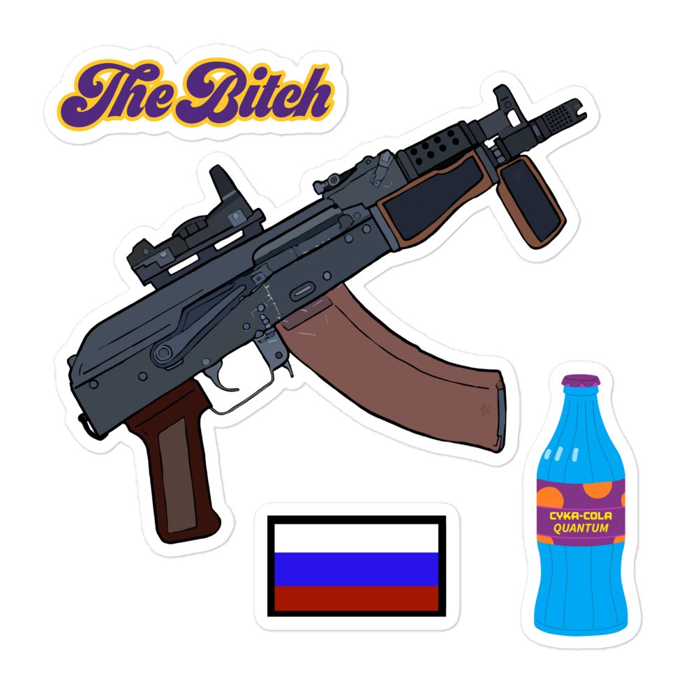 Armory Stickers: AKS-74U Krinkov "The Bitch"-0