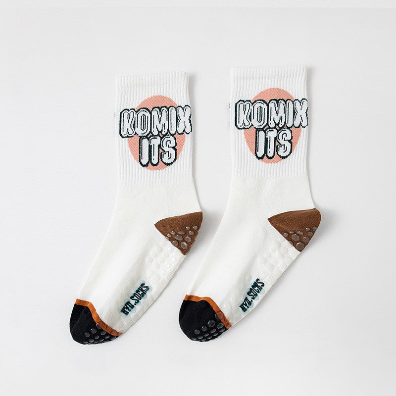 New Anti Slip Professional Women's Sports Fitness Dance Training Floor Socks Adhesive Yoga Pilates Special Socks