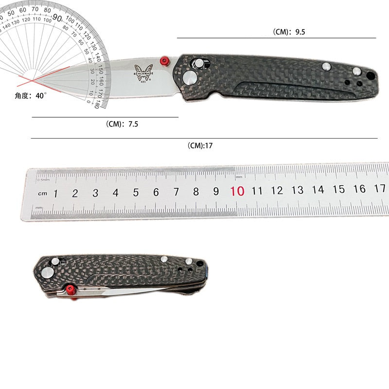 Butterfly Carbon Fiber Version 485 High Hardness Folding Knife