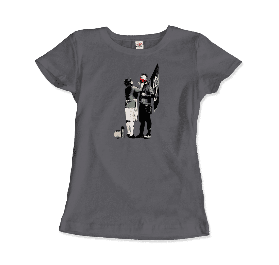 Banksy Anarchist Punk and His Mother artwork t-shirt