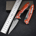 High Hardness VG10 Damascus Steel Self-defense Folding Knife