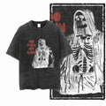 YG BODY BUILDING  Printed Cotton Acid Washed Graphic Unisex T Shirt Cool CROSSFIT Streetwear Men Tshirts Big Size Tee for men