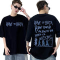 Retro Wave Earth Music Album Print T-Shirt