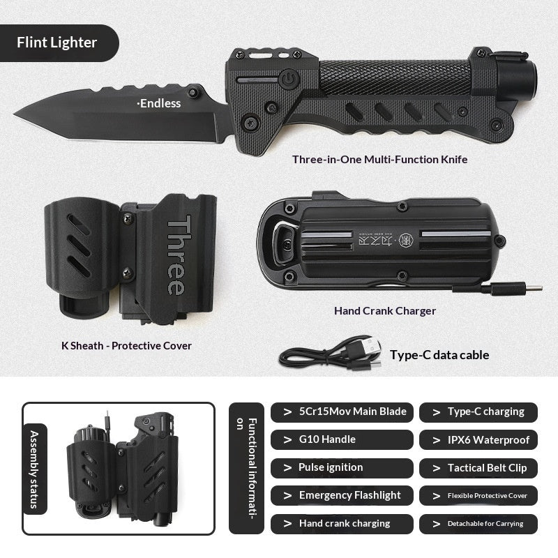 High-hardness Survival Army Knife Portable Folding Knife
