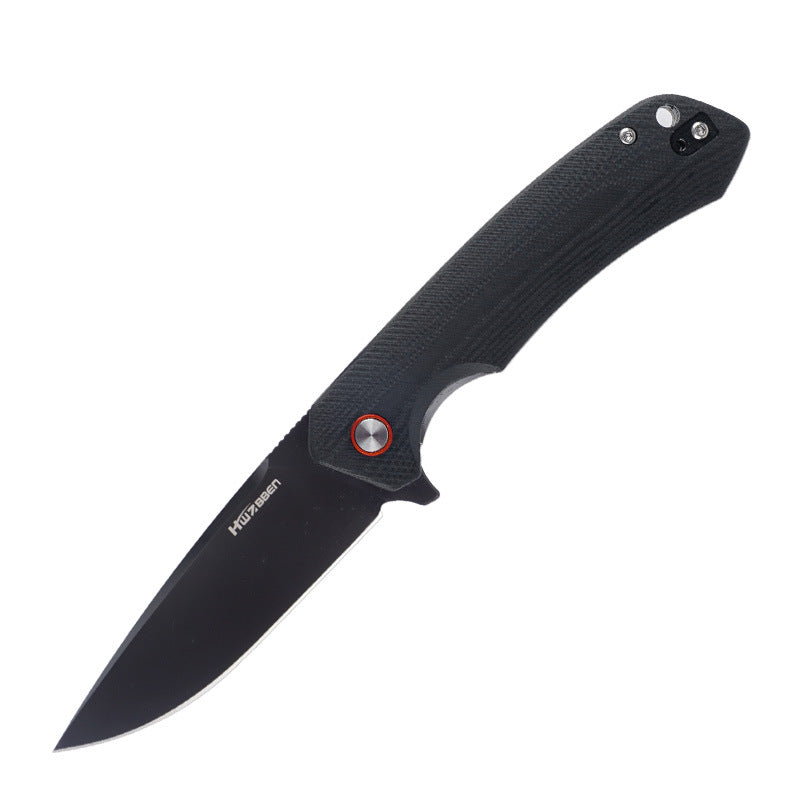Folding Outdoor Wilderness Tool G10 Handle Bearing Folding Knife
