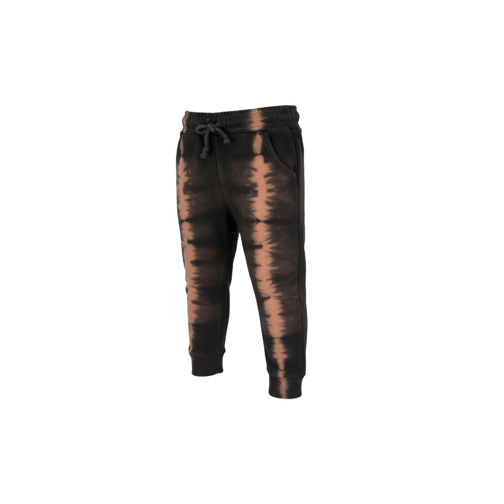 Kids Joggers – Brown Tie-Dye | Organic Cotton