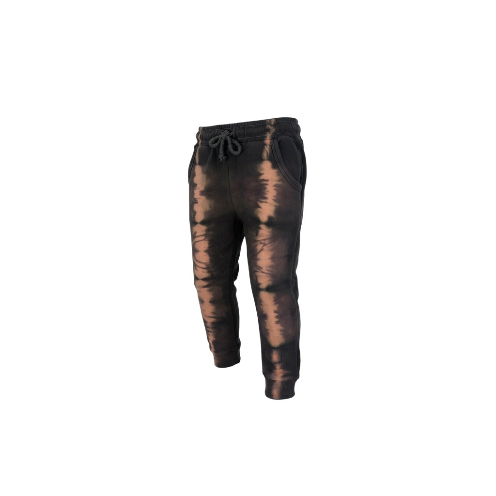 Kids Joggers – Brown Tie-Dye | Organic Cotton