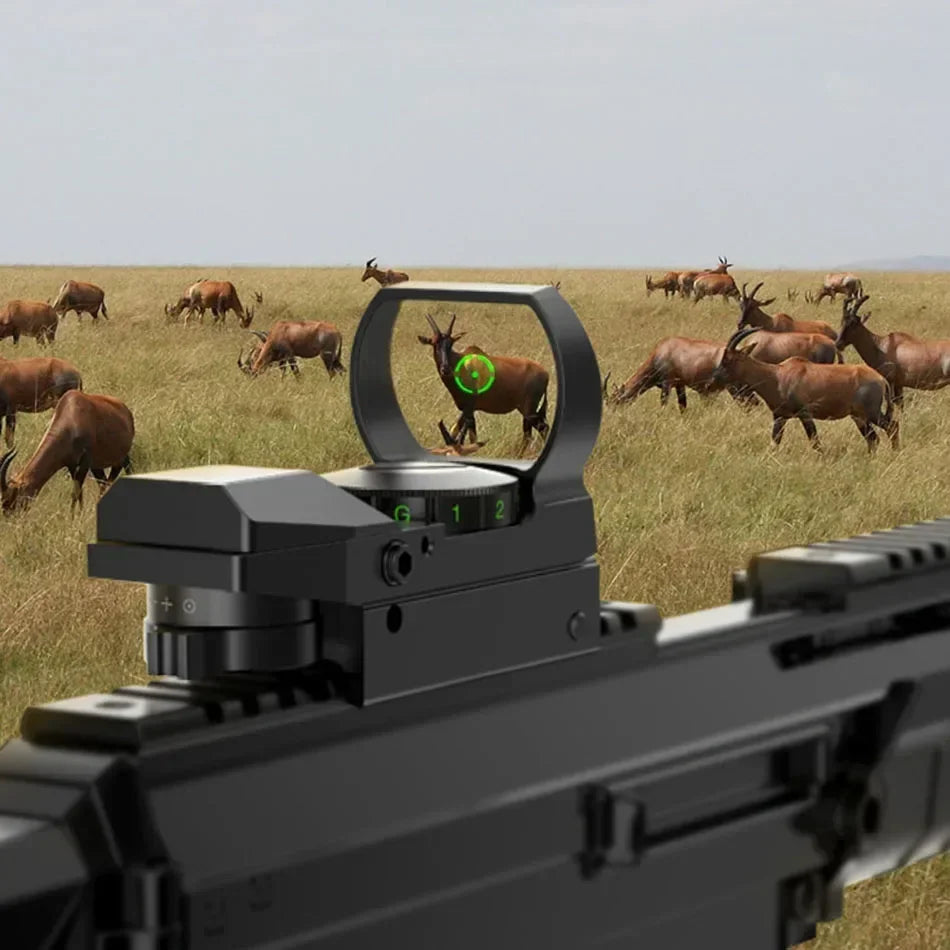 Tactics HD101 HD103 1X40 Red Dot Sight Hunting Scope Red/Green Reflex Holographic Dot Sight 4 Reticle Scope 11mm/20mm