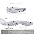 8389 Folding Knife 8cr13mov Steel Blade Outdoor Tactics Hunting Camping Hiking Survival EDC Practical Pocket Knife Men's Gift