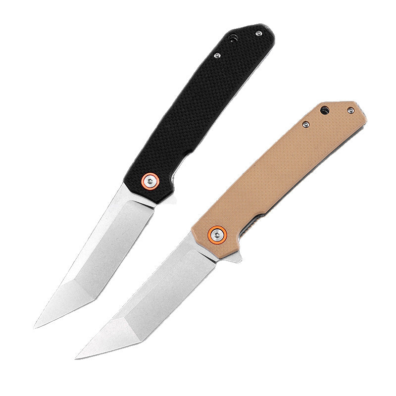 G10 Handle High Hardness Portable Folding Knife