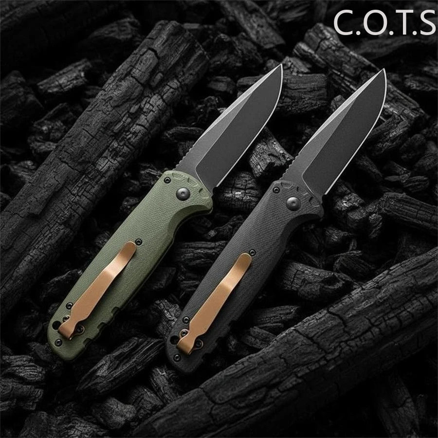 BM 4300 G10 Handle D2 Blade Wilderness Exploration, Hunting, Sharp Cutting, Convenient Carry, Multi-functional Tactical Knives