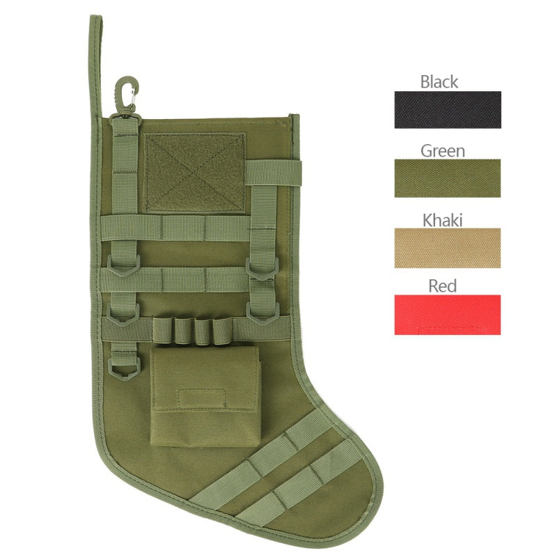 Christmas Stocking Tactical Military Bag With Accessory