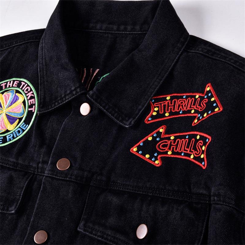 Invincible Heavy Industries Embroidered Denim Jacket
