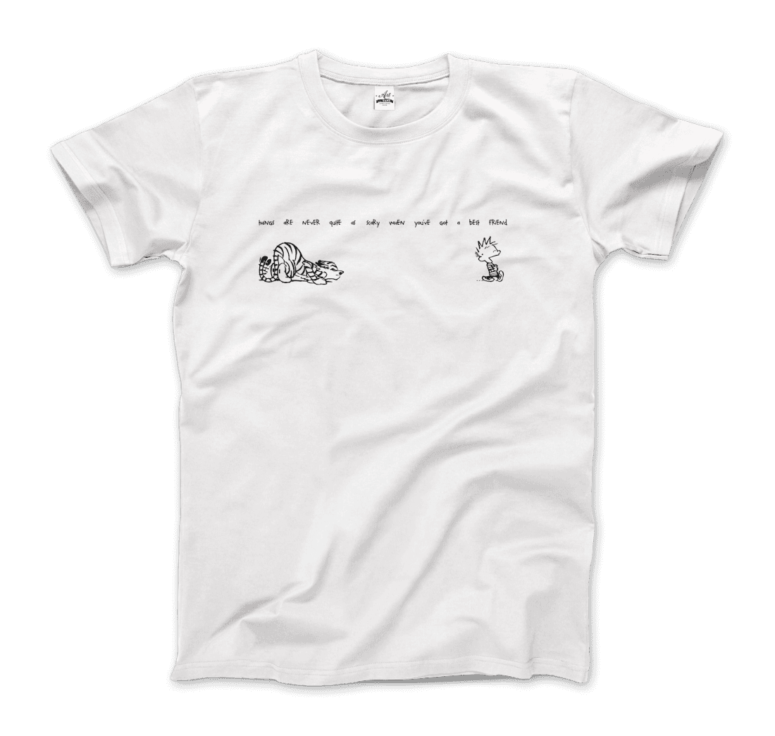 Calvin and Hobbes Best Friends Quote t-shirt