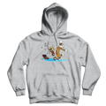 Calvin and Hobbes Dancing with Record Player Unisex Hoodie