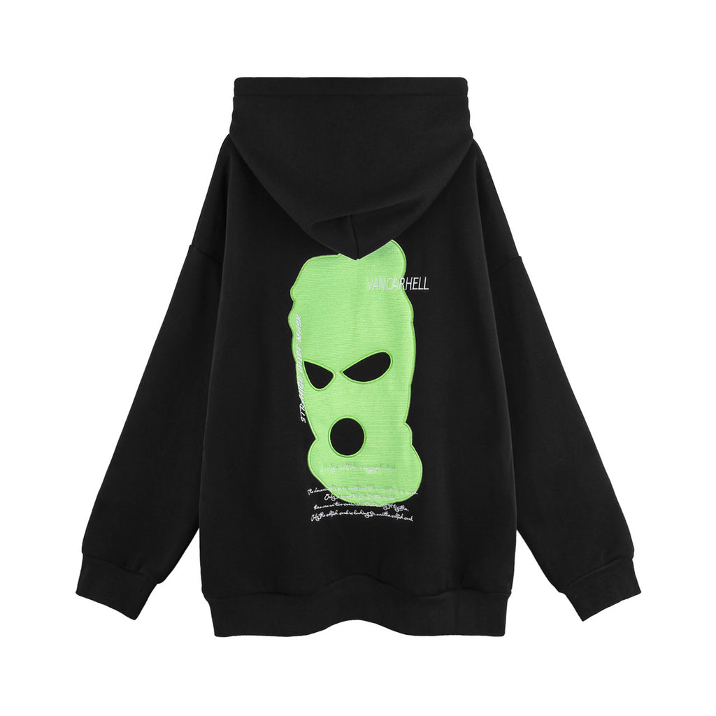Mexican Bandit Headgear Embroidered Hoodie Fleece Padded Coat