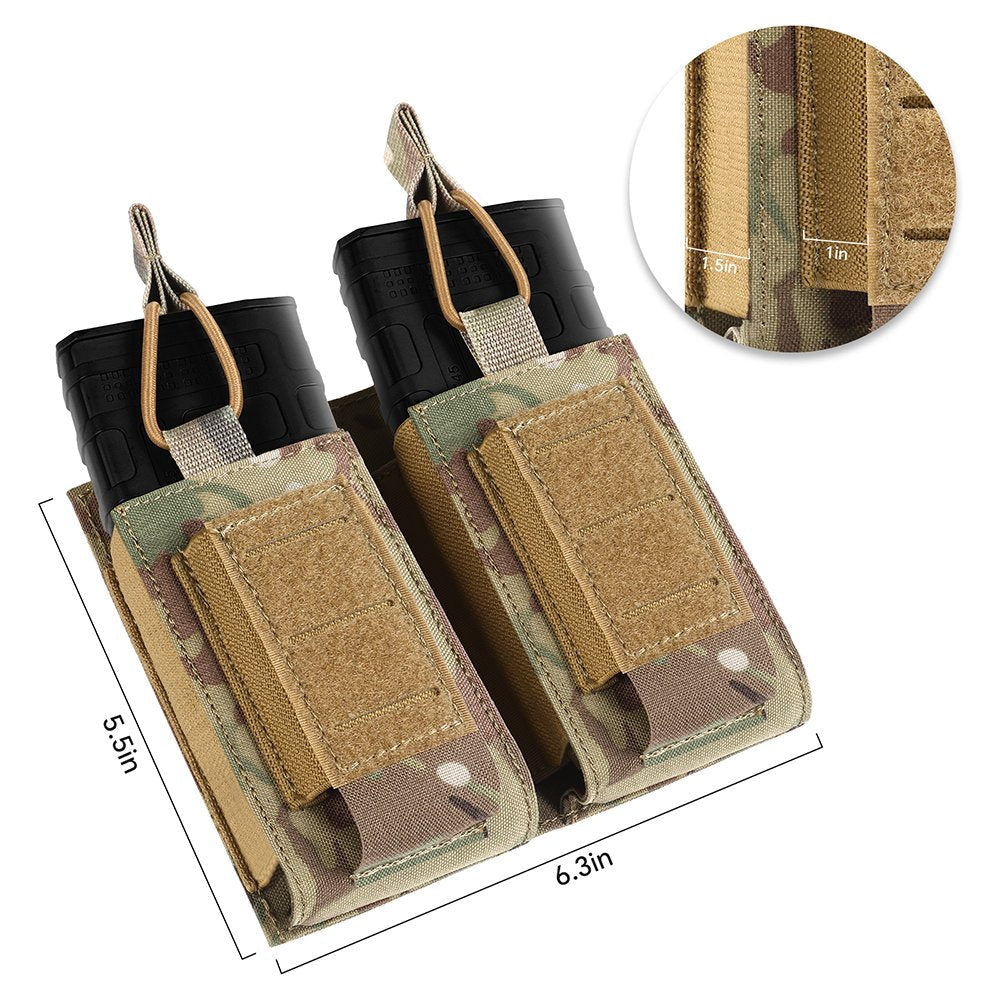 Molle Mag Pouch 5.56mm 9mm Open-Top Magazine Pouch-3