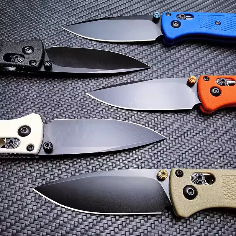 BM 535 Bugout Axle Lock Folding Knife 440c Steel Blade Jungle Adventure EDC Hunting Knife Outdoor Camping Hiking Fishing Tool