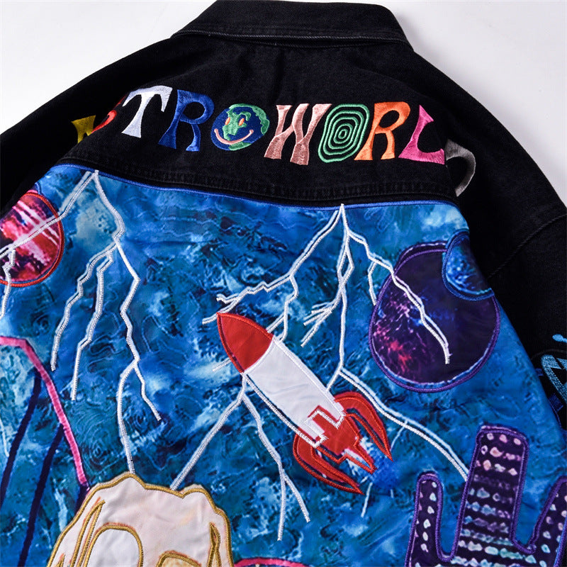 Invincible Heavy Industries Embroidered Denim Jacket