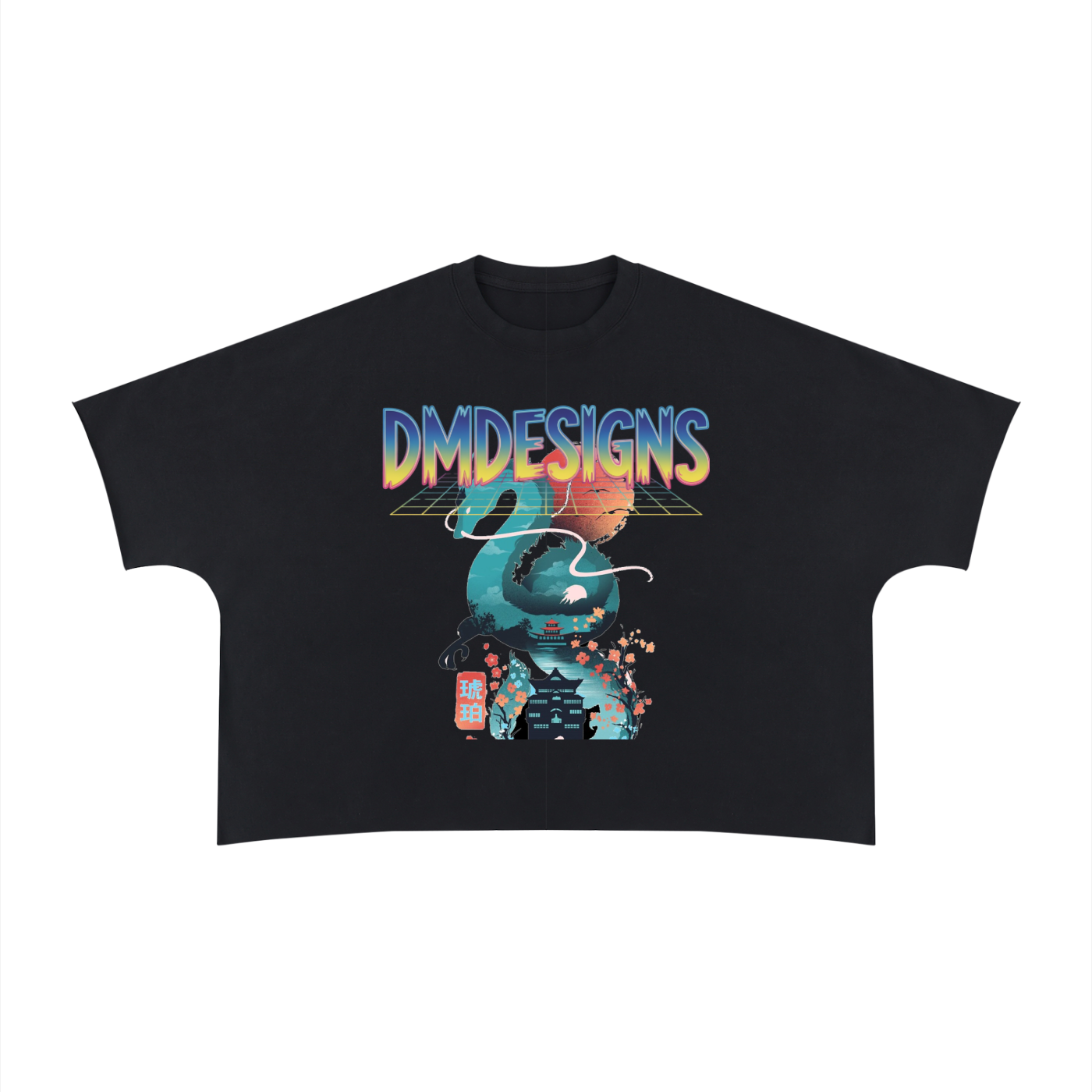 Unisex Heavyweight Boxy Raw Edge T-Shirt
