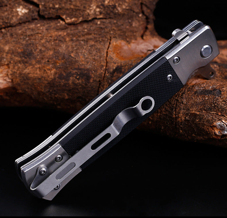 G10 Handle Outdoor Folding Knife High Hardness Folding