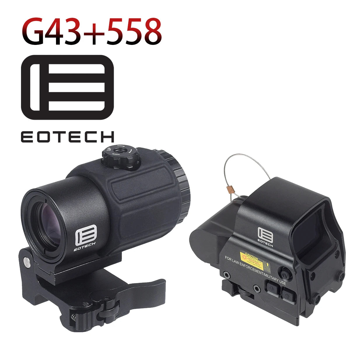 EOTECH G43 G33 G45 3X 5X Magnifier Scope EOTECH 558 Holographic Collimator Red Dot Sight 20mm Rail Hunting Airsfot Optics Scope