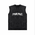 Euro-American Streetwear Distressed Sleeveless T-shirt Vest