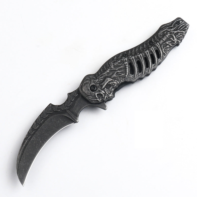 New Exquisite Embossed Folding Knife