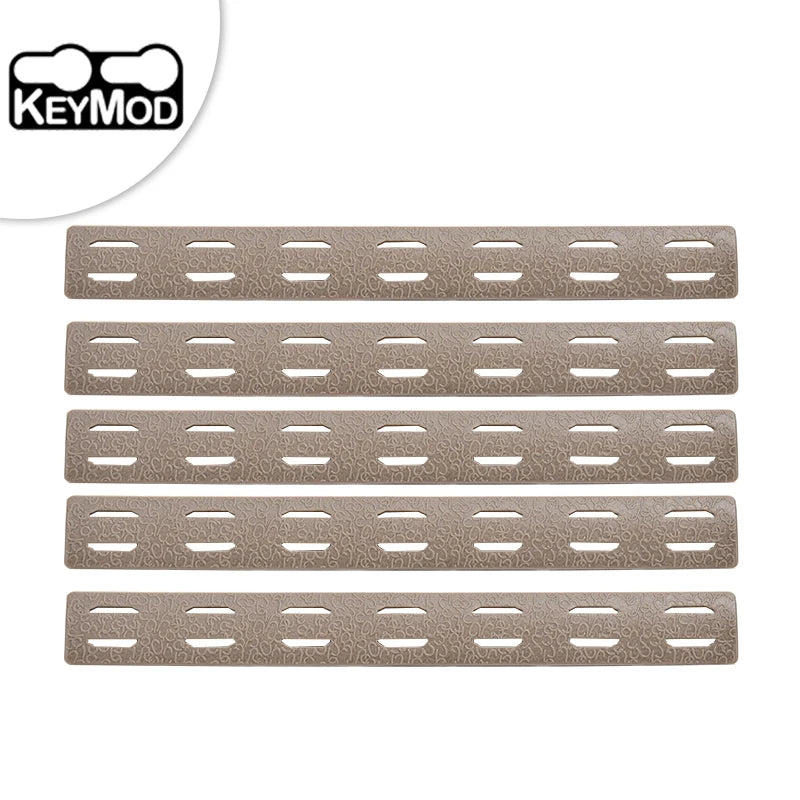 Tactical Hand Stop Kit 4-Piece Set for AR15 M4 Airsoft Fits 20mm Picatinny MLOK Keymod BCM