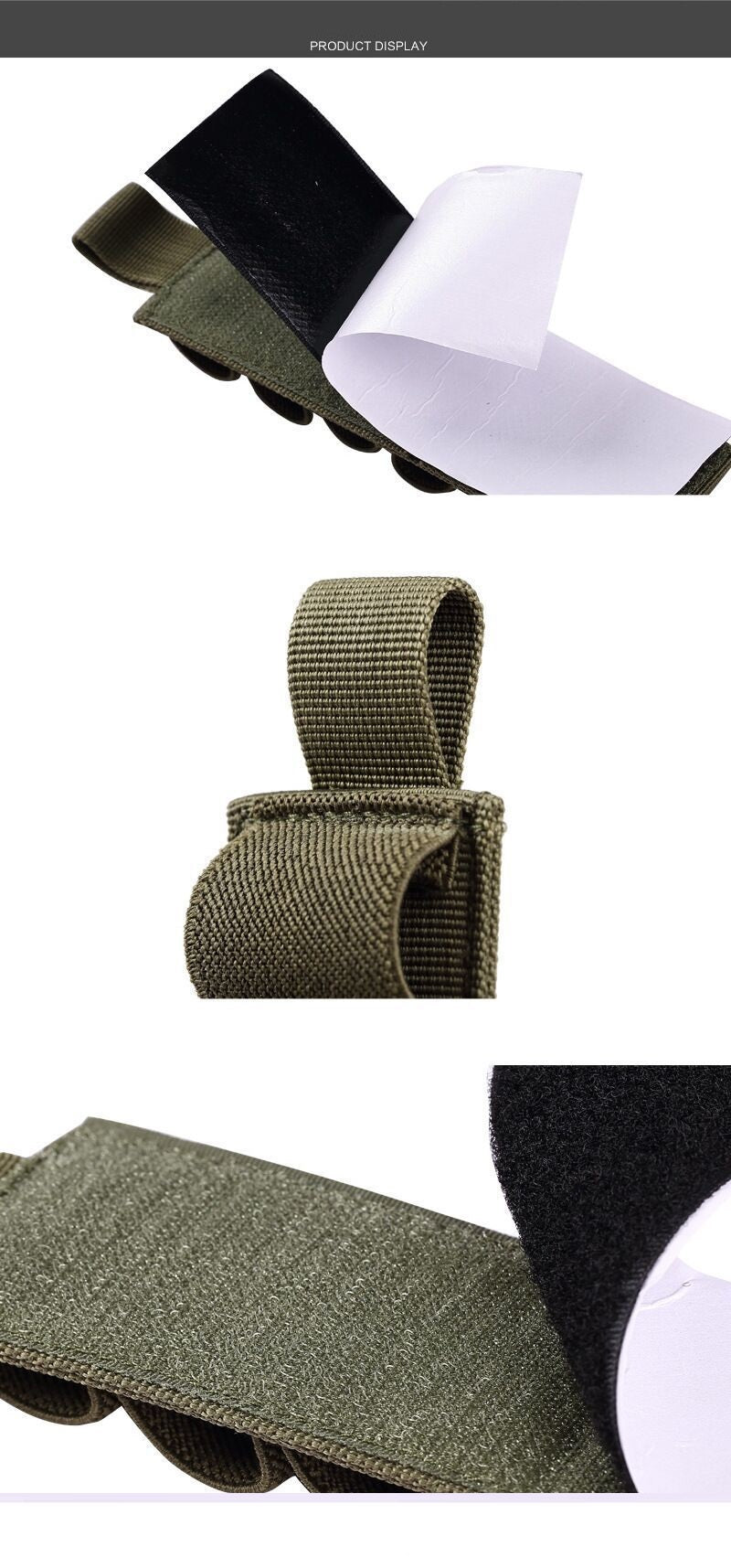 Tactical Outdoor 6-hole Storage Stickers EDC Multi-functional Accessory Bag