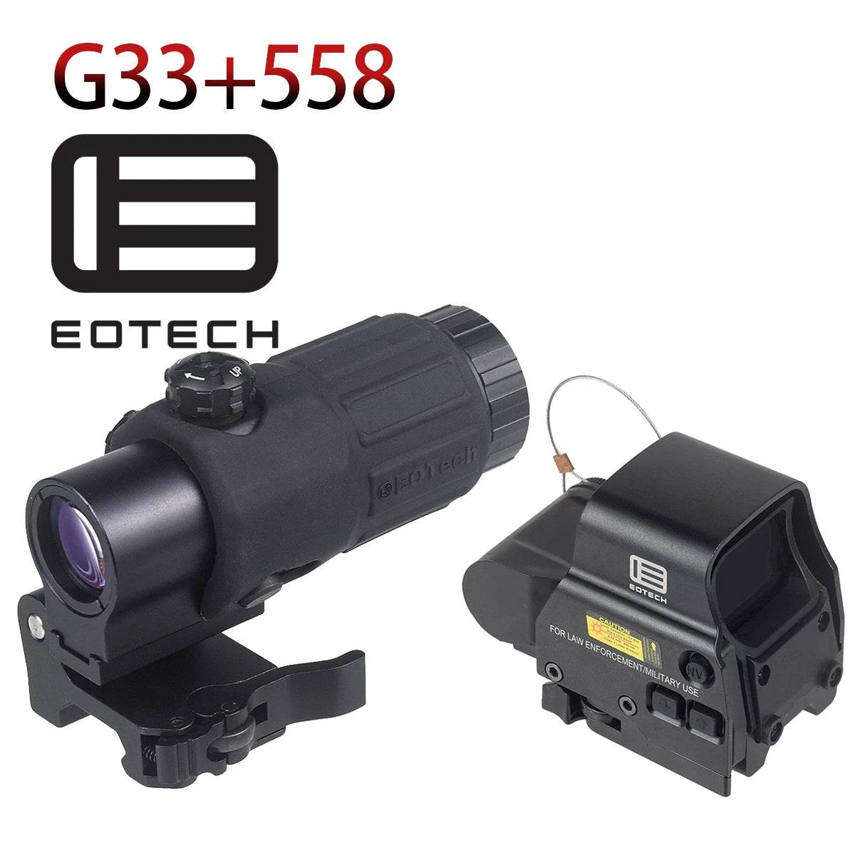 EOTECH G43 G33 G45 3X 5X Magnifier Scope EOTECH 558 Holographic Collimator Red Dot Sight 20mm Rail Hunting Airsfot Optics Scope