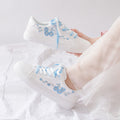 Schoolgirl Embroidered Flat Sneakers