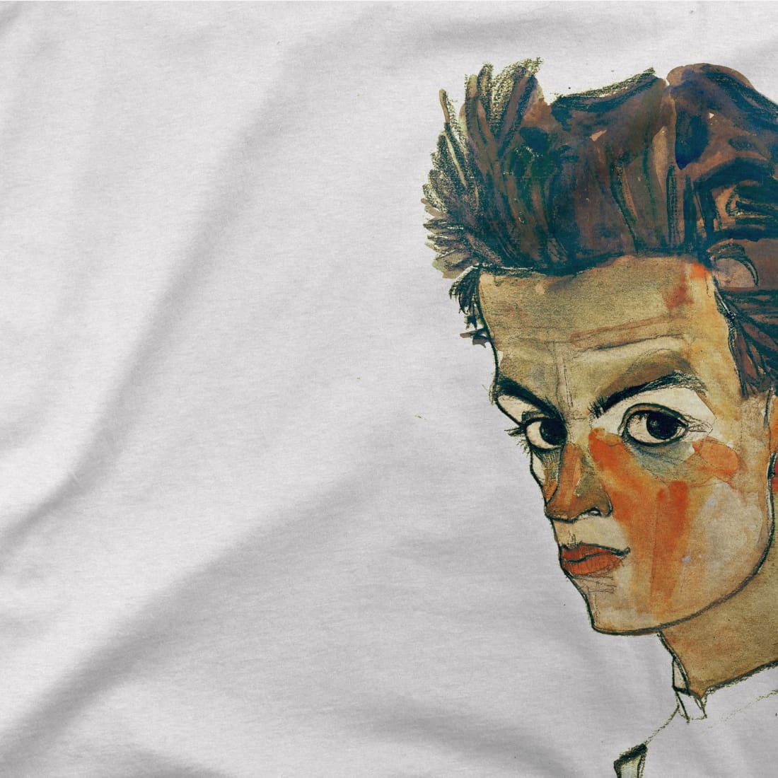 Egon Schiele Self-Portrait, art t-shirt