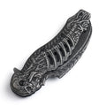 New Exquisite Embossed Folding Knife
