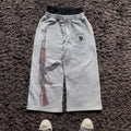 Y2K High-Waisted Printed Embroidered Street Guard Pants Spring Summer Casual Straight Leg Double Waist Design Fashionable