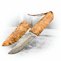 Damascus VG10 Short Knife – Outdoor EDC Camping Knife