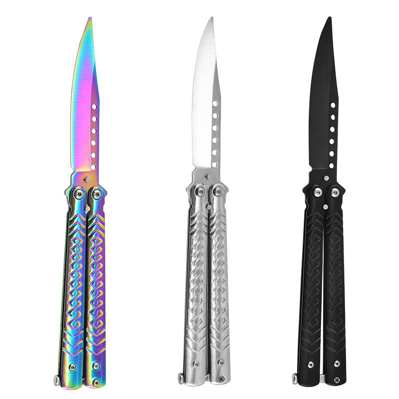 Unedged Toy Practice Knife Folding