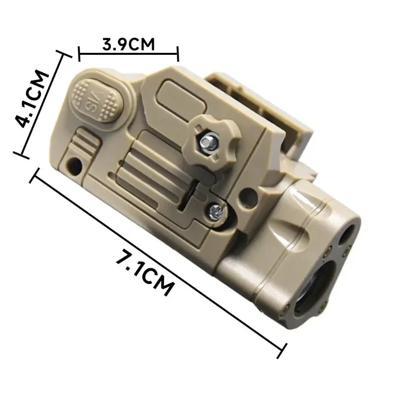 2026 New SBAL PL Airsoft Hunting Red Dot Laser Plastic Sight Strobe Flashlight Pistol Hanging Scout LED Lamp