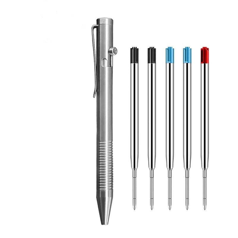Titanium Alloy Tactical Pen Camping Self-defense