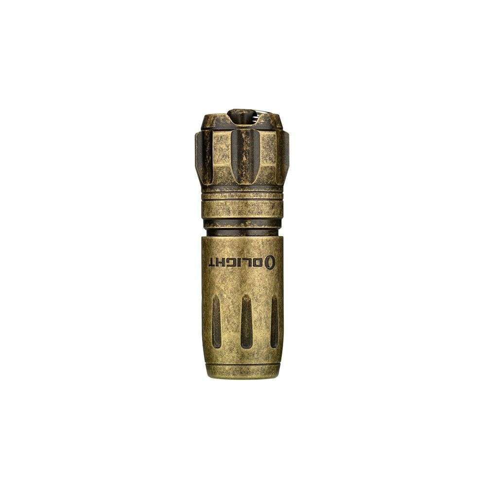 Olight i18 Brass USB-C Rechargeable EDC Keychain Flashlight
