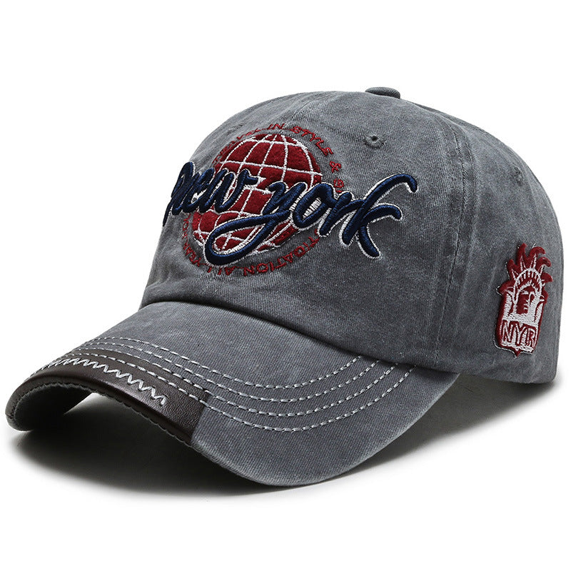 NY Old Letter Embroidered Hat Made