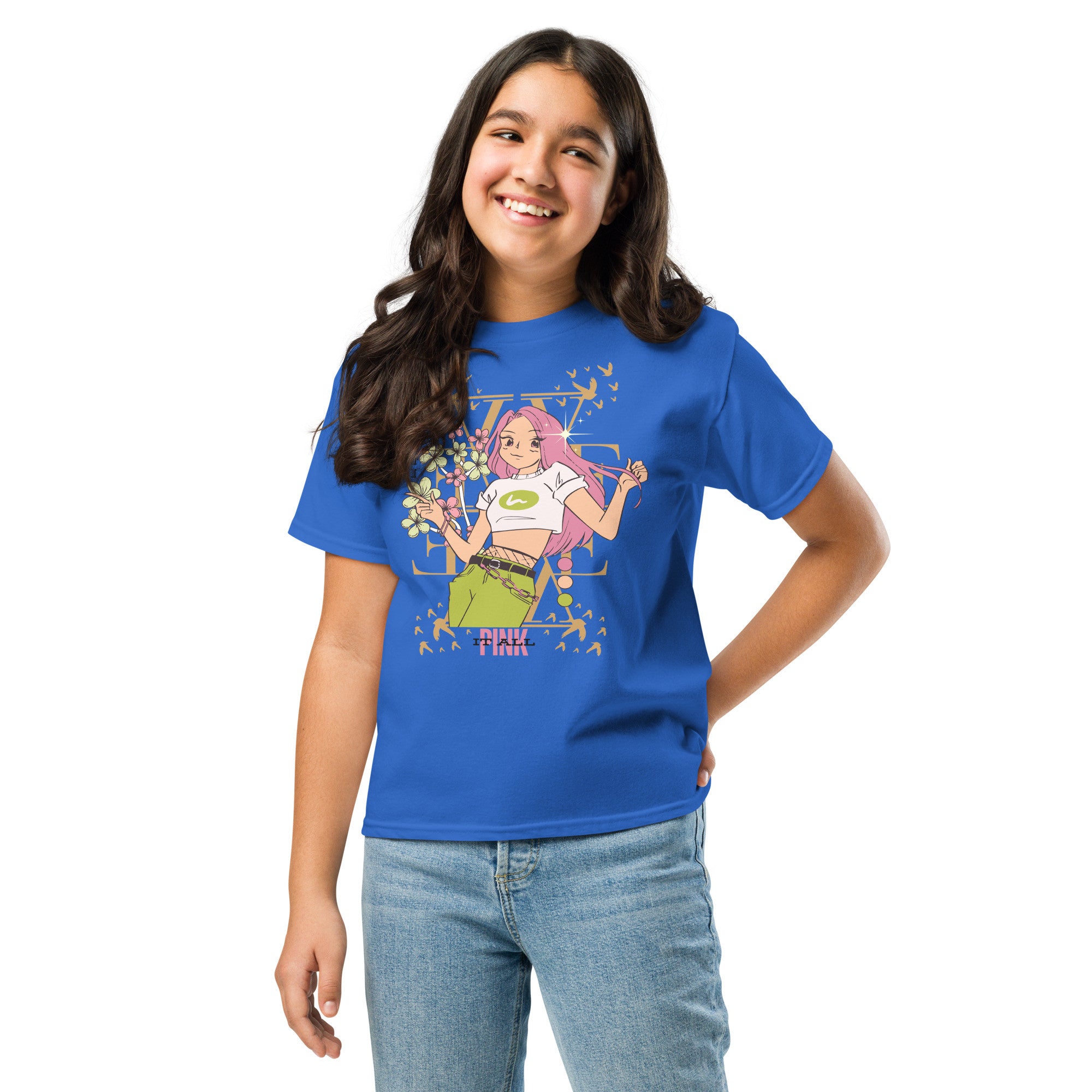 'Pink it All' Youth Classic Tee-2