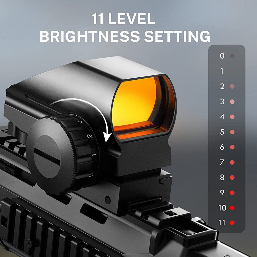 1x22x33 Red Dot Tactical Reflex Sight Airsoft