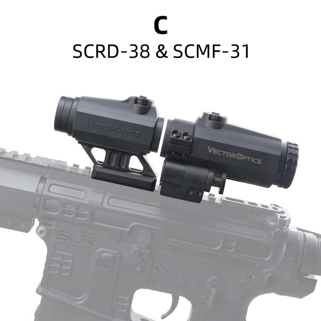 Vector Optics Maverick Gen3 1x22 Rubber Cover Red Dot Sight Scope Airsoft