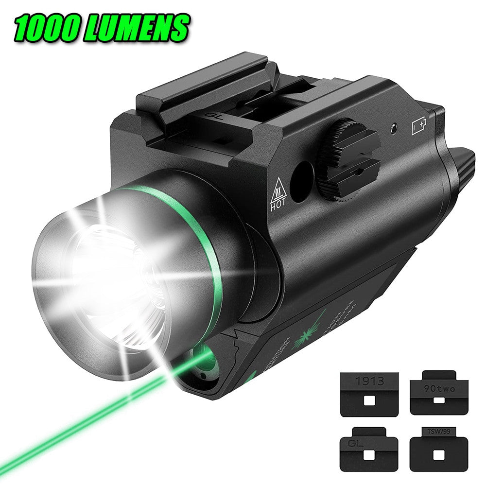 1000 Lumens Pistol Flashlight BB Pistol Laser Light Airsoft
