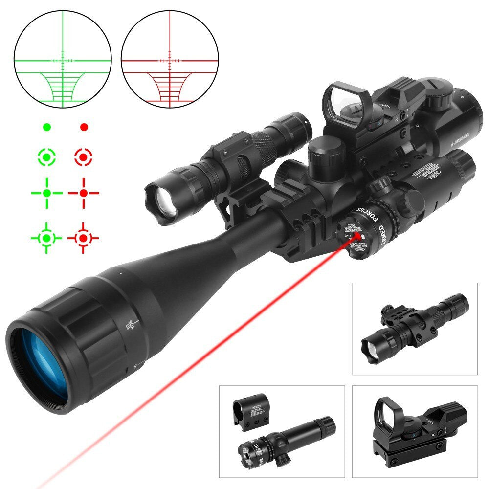 6-24x50AO Tactical Riflescope Hunting Scopes Airsoft
