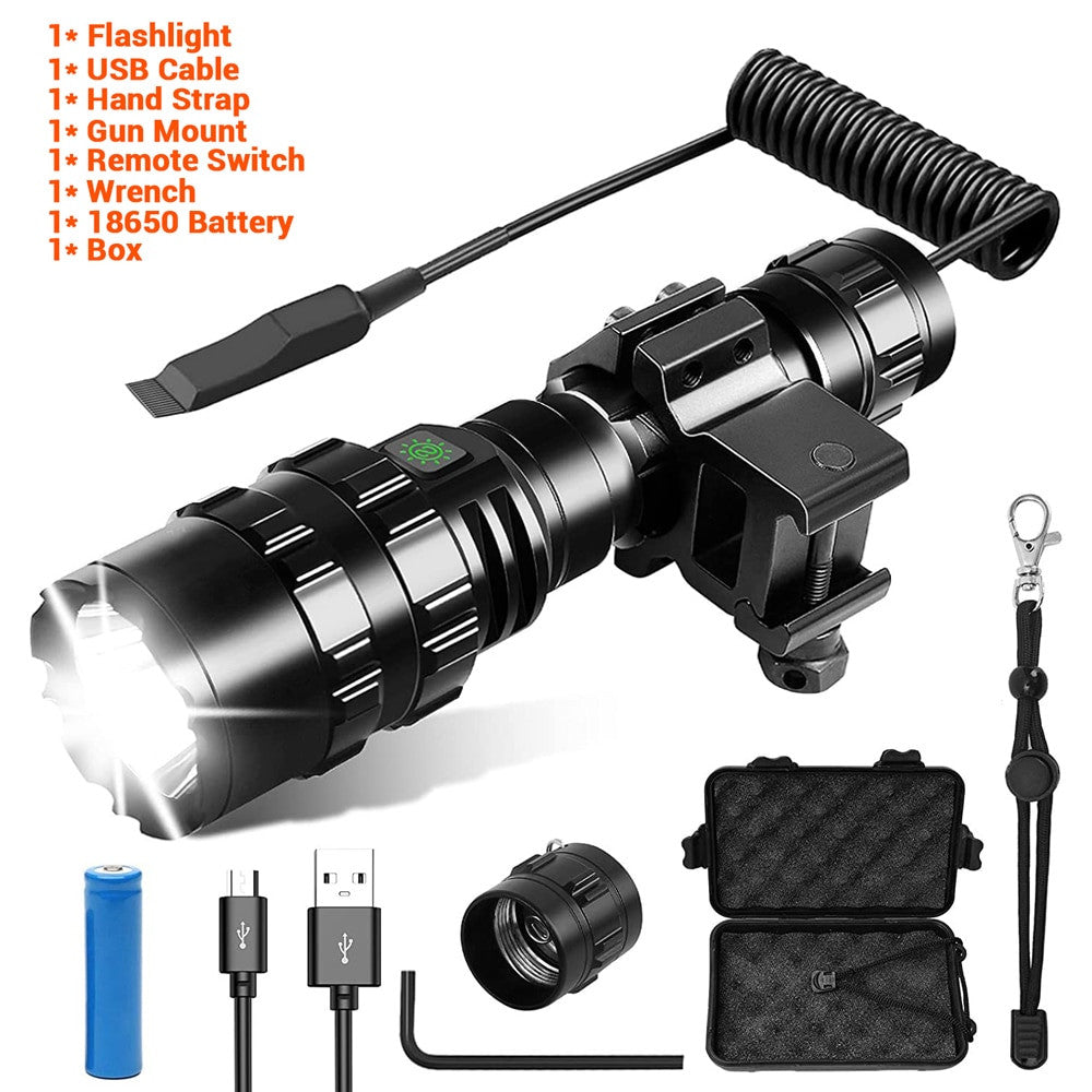 1600 Lumen Tactical Flashlight Outdoor Airsoft