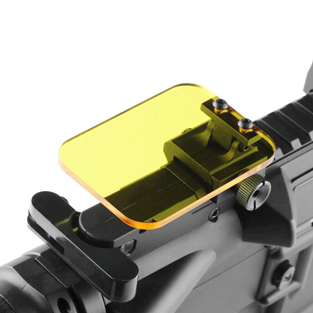 Optic Scope Lens Shield Protector Square Foldable Optic Sight Airsoft